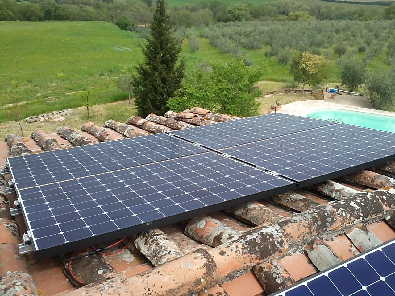 Impianto Impianti Solari Fotovoltaici 2016. Cogli le opportunità e la convenienza Lightland SunPower La Falconara Agriturismo Montepulciano Milano 2