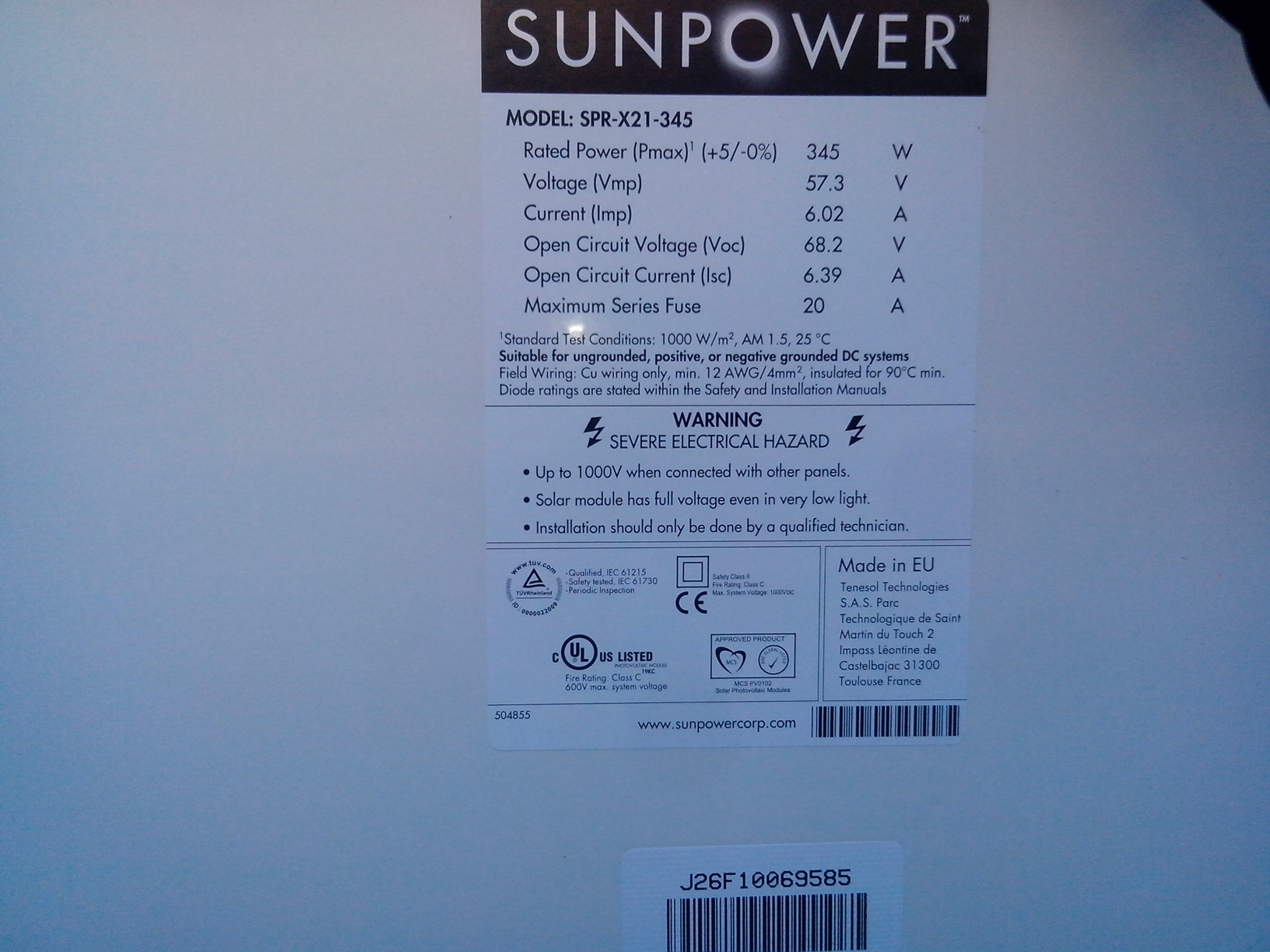 Impianto Impianti Solari Fotovoltaici 2016. Cogli le opportunità e la convenienza SunPower Lightland X21 Ferrara Emilia Romagna Retro Label
